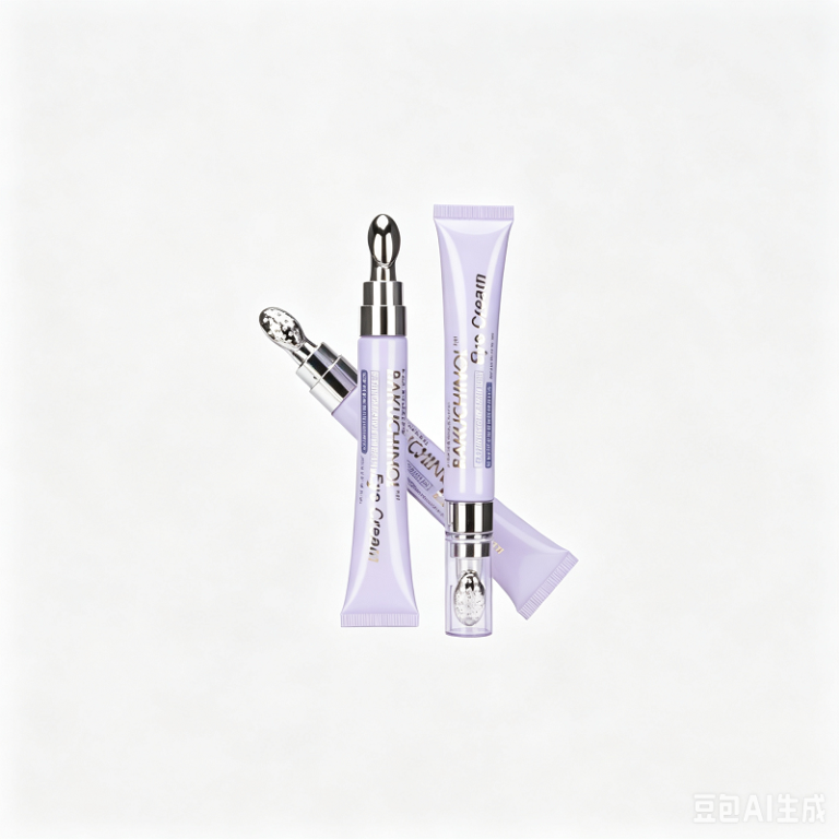 Eye Cream tube with Metal massage Applicator